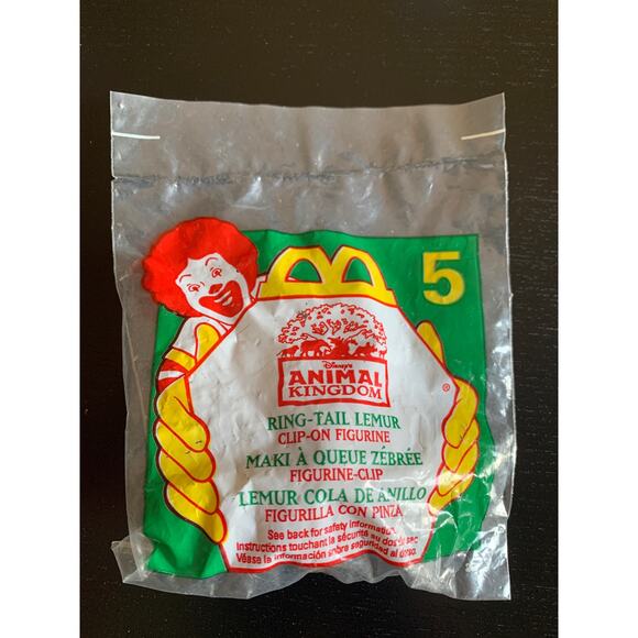 Animal Kingdom Ring-Tail Lemur Vintage McDonald's Toy 1998 - Picture 1 of 2